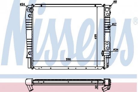 Радиатор NISSENS 65528A