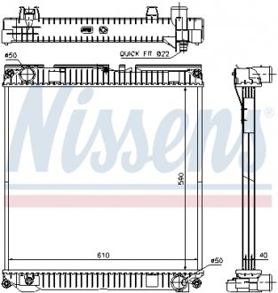 Автозапчасть NISSENS 67224A