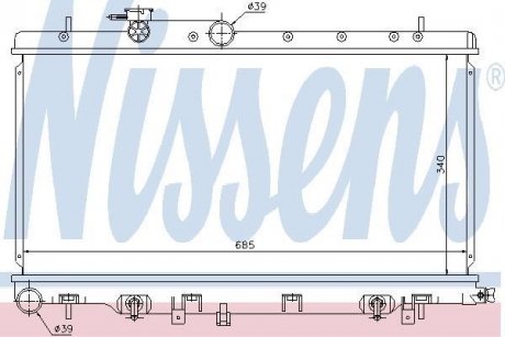 Радиатор NISSENS 67711