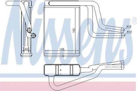 Автозапчасть NISSENS 71744