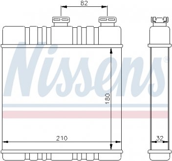 Радиатор отопления NISSENS 72660