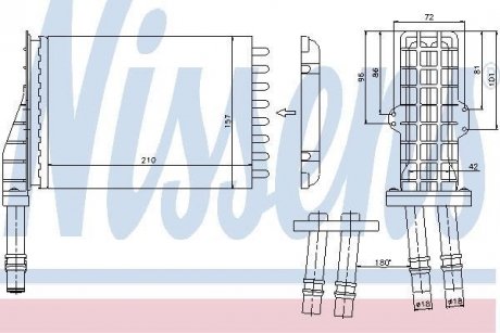 Радиатор отопления NISSENS 73258