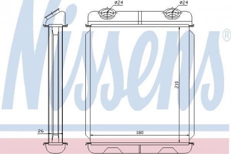 Радиатор печки NISSENS 73341