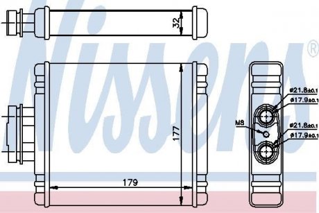 Радиатор NISSENS 73654