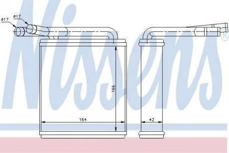 Радиатор отопления NISSENS 77608