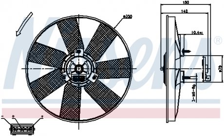 Автозапчасть NISSENS 85538