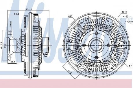 Автозапчасть NISSENS 86030