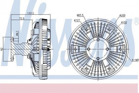 Автозапчастина NISSENS 86035