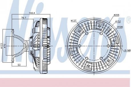 Автозапчастина NISSENS 86069