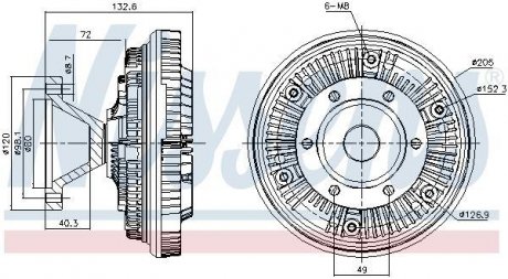 Автозапчастина NISSENS 86145