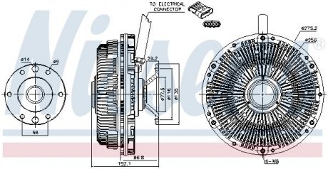 Автозапчастина NISSENS 86203