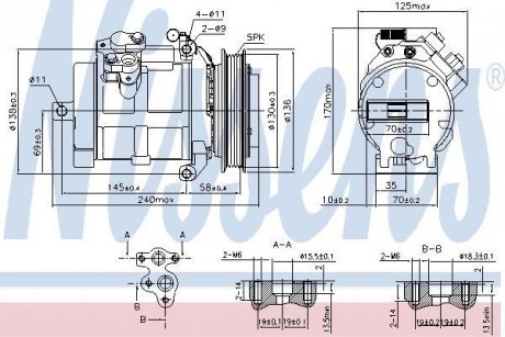 Компресор кондиціонера NISSENS 890049