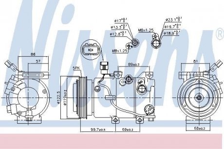 Компрессор кондиционера NISSENS 890241