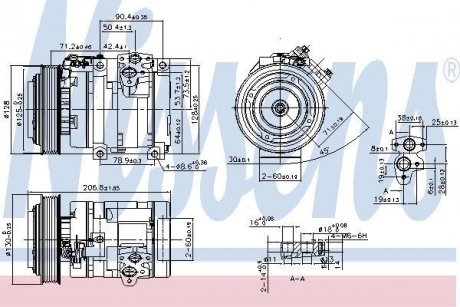 Компресор кондиціонера NISSENS 890371