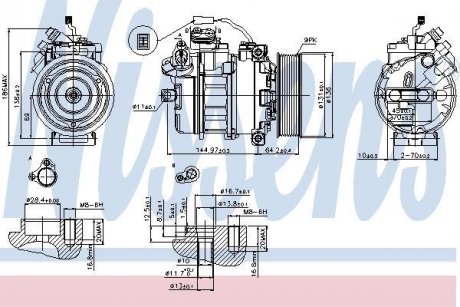 Автозапчасть NISSENS 89371