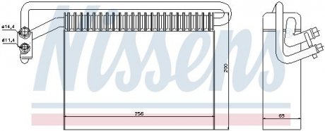 Испаритель NISSENS 92177