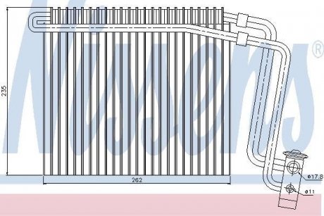 Випарник кондиціонера NISSENS 92248