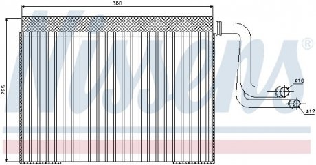 Випарювач кондиціонера NISSENS 92268