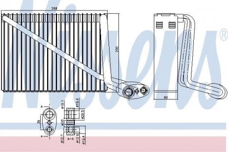 Випарювач кондиціонера NISSENS 92272