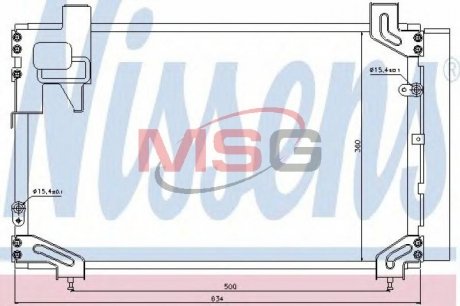 Радиатор кондиционера NISSENS 940020