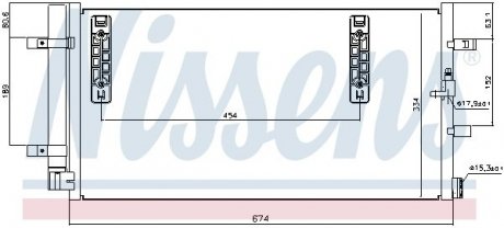 Радиатор кондиционера First Fit NISSENS 940042