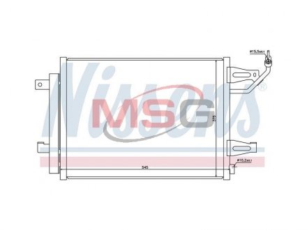 Радиатор кондиционера NISSENS 940067