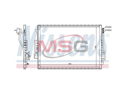 Радиатор кондиционера NISSENS 940137