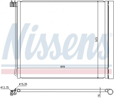 Радиатор кондиционера NISSENS 940339