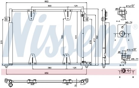 Конденсер кондиционера NISSENS 940373