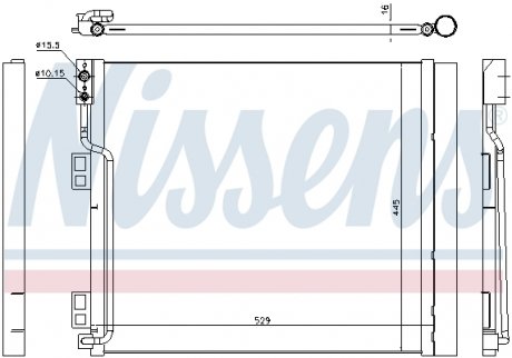 Конденсер кондиционера NISSENS 940386