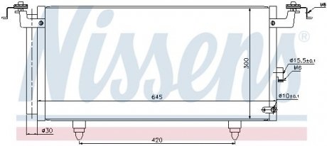 Конденсер кондиціонера NISSENS 940399