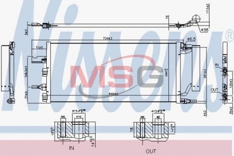 Радіатор кондиціонера NISSENS 940759