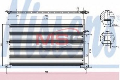 Конденсатор без хладогену NISSENS 94586