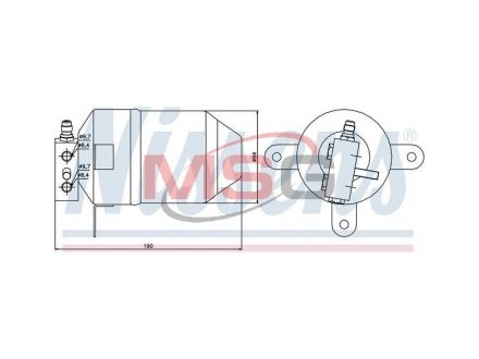 Осушувач кондиціонера NISSENS 95006