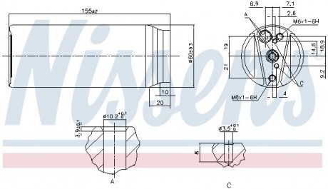 Осушитель NISSENS 95063