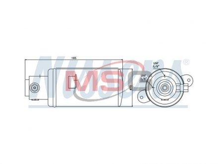 Осушитель кондиционера NISSENS 95076