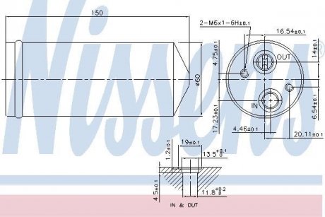 Осушитель кондиционера NISSENS 95142