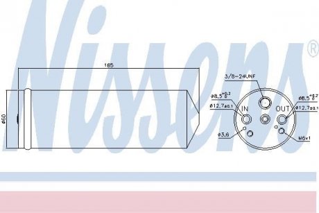 Осушитель кондиционера NISSENS 95188