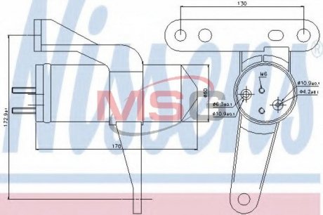 Осушувач кондиціонера NISSENS 95470