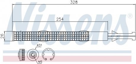 Осушитель кондиционера NISSENS 95526