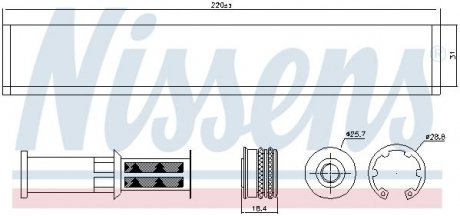 Осушитель NISSENS 95598