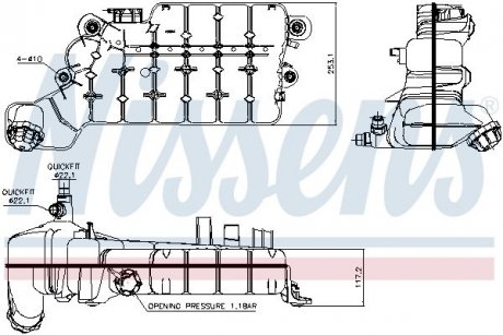 Автозапчасть NISSENS 996046