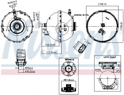 Расширительный бак NISSENS 996262