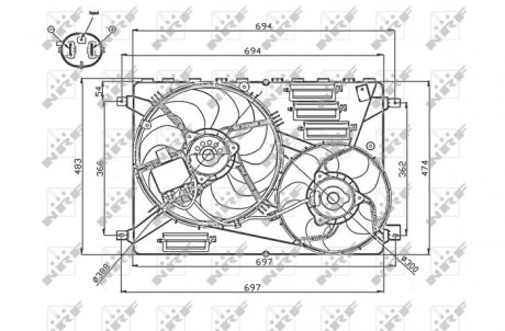 Вентилятор NRF 47754