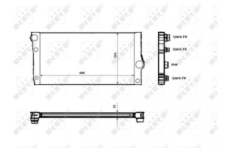 Автозапчастина NRF 53817