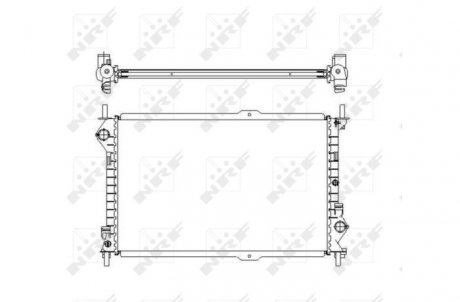 Радіатор охолоджування NRF 54755