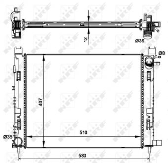 Автозапчастина NRF 58444