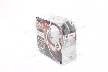 Лампа фарна H3 12V 55W PК22s NIGHT BREAKER® LASER next generation (+150) компл.) OSRAM 64151NLHCB