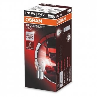 ЛАМПА P21W 24V 21W BA15s UNV Truckstar PRO OSRAM 7511TSP