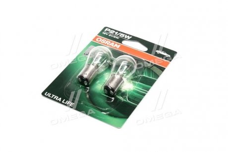 Лампа розжарювання P21/5W 12V 21/5W OSRAM 7528ULT-02B